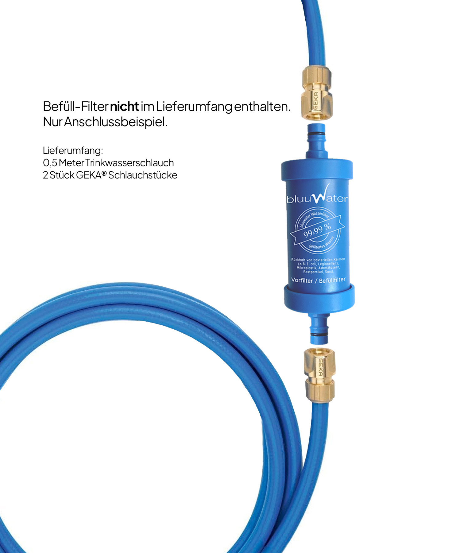 Filtre à eau bluuwater BF08 - Filtre de remplissage